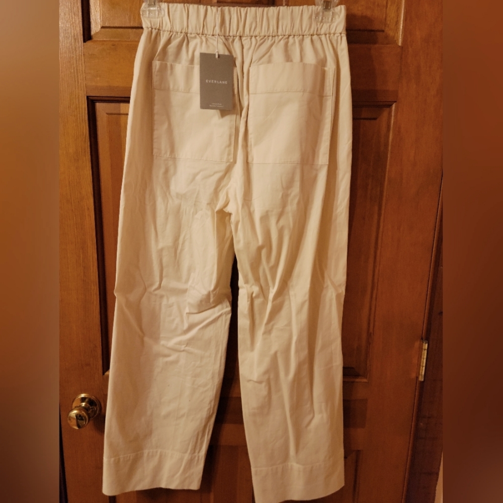 Everlane - the easy pant (canvas color) nwt size 8